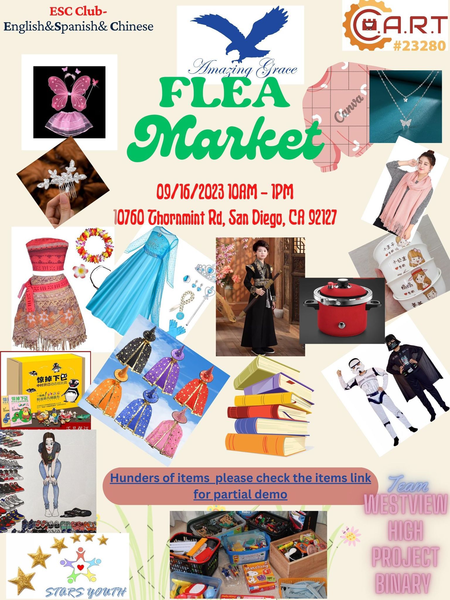 2023 Flea market for kids