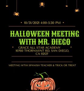 2021.10.31 Halloween Meeting With Mr. Diego