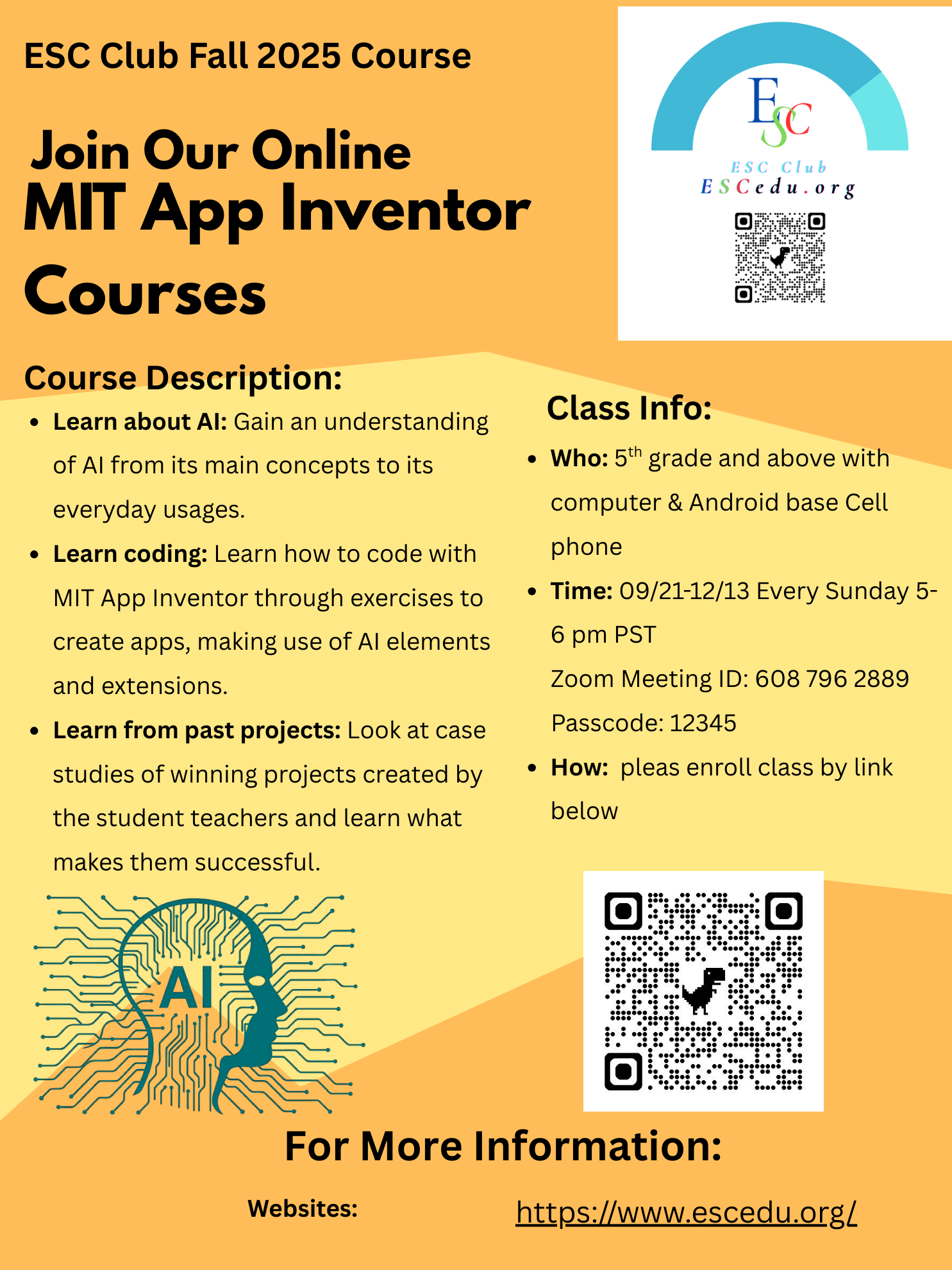 ESC Club Launches Cross-Border MIT App Inventor Coding Program in Tijuana-Fall 2025