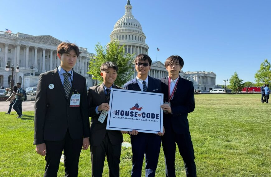 ESC Club CAC Winners Represent CA-52 district at the U.S. Capitol for House of Code 2026